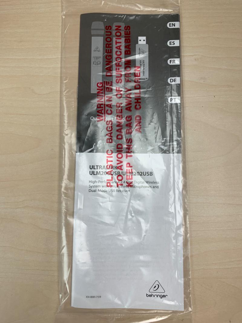 BEHRINGER (ベリンガー) / ULM202USB ワイヤレス ハンドヘルド D1075