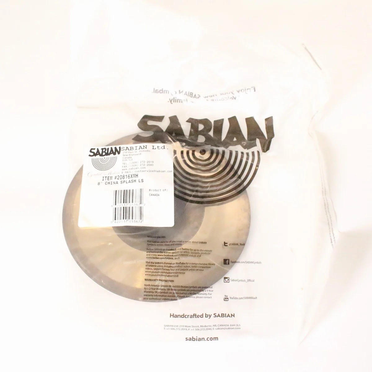 SABIAN (セイビアン) / Lightning Strikes 樋口宗孝シグニチャー シンバル 特典含む完全セット