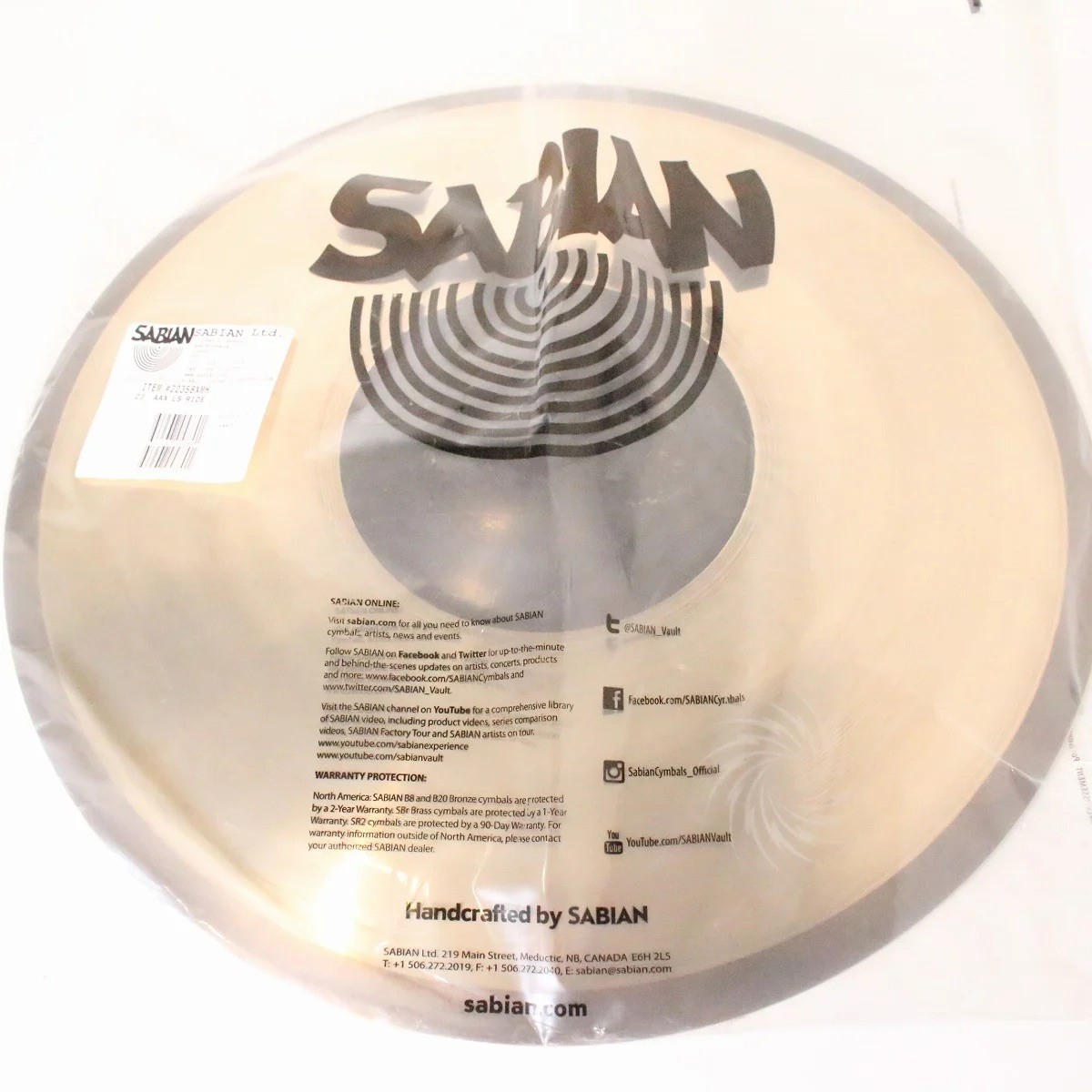 SABIAN (セイビアン) / Lightning Strikes 樋口宗孝シグニチャー シンバル 特典含む完全セット