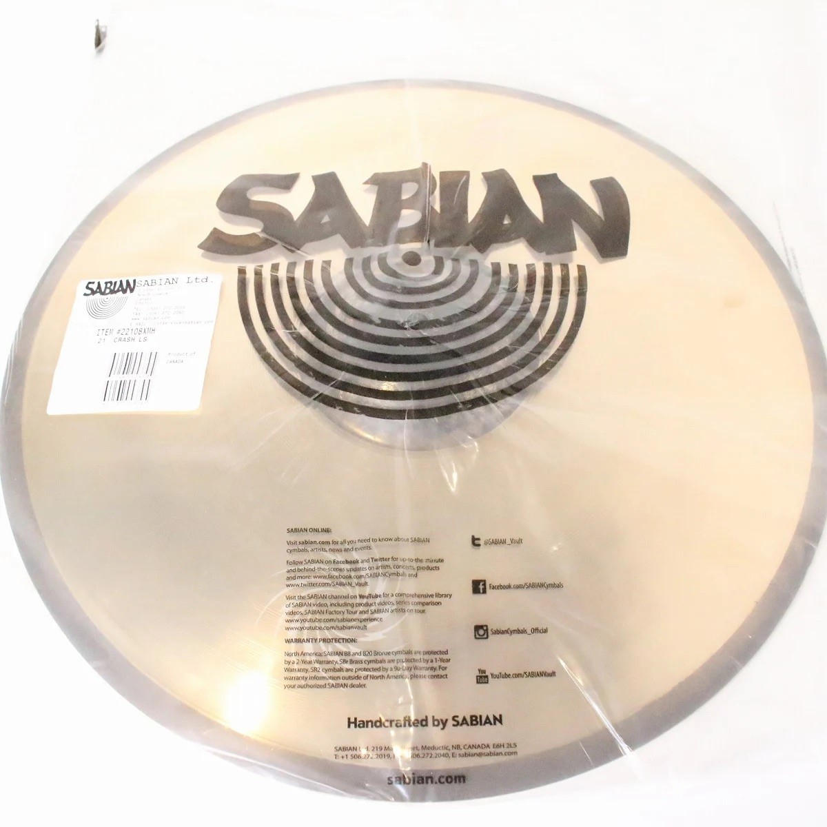 SABIAN (セイビアン) / Lightning Strikes 樋口宗孝シグニチャー シンバル 特典含む完全セット
