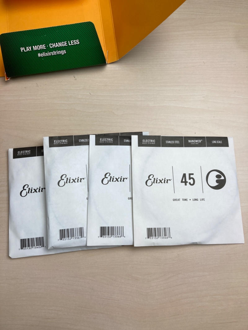 ELIXIR (エリクサー) / NANOWEB Light Long/Stainless #14652 ベース弦 D1224