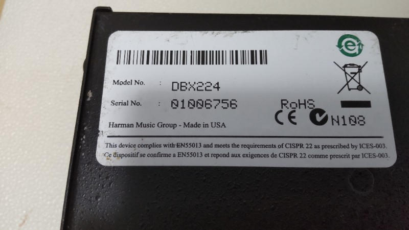 dbx (ディービーエックス) / AFS224