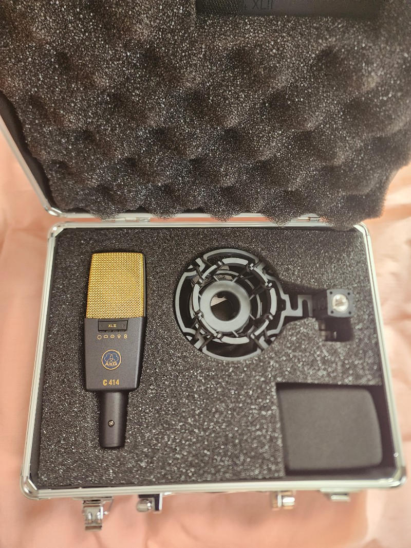 AKG C414 XLII コンデンサーマイク + PF80 ポップフィルター