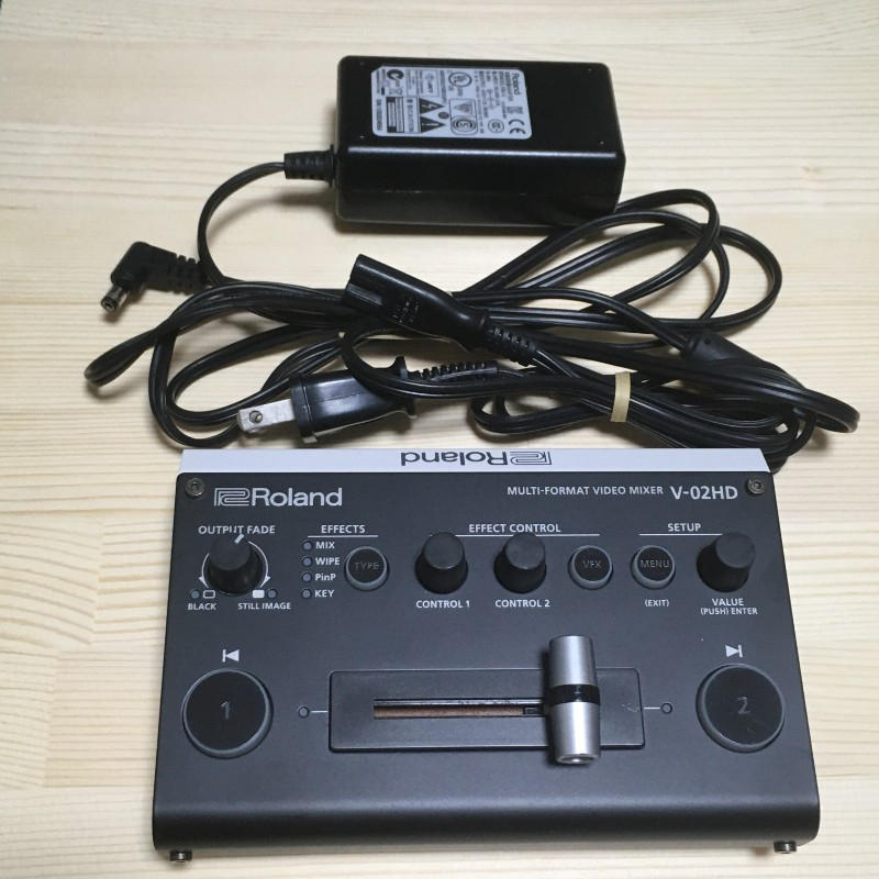 美品 Roland ローランド V-02HD ビデオ ミキサー スイッチャー VJ 
