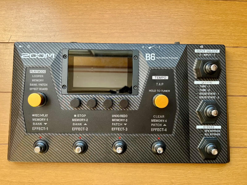 ZOOM (ズーム) / ZOOM B6 ベース用マルチエフェクター SDカード、電源アダプター等おまけ付