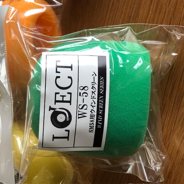 LOJECT / WS-58(SM58用ウインドスクリーン)各色計6個セット