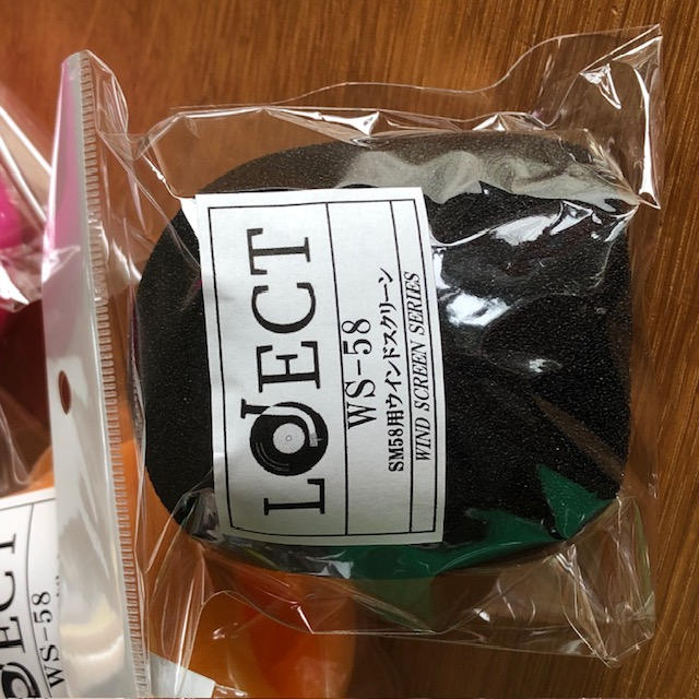 LOJECT / WS-58(SM58用ウインドスクリーン)各色計6個セット
