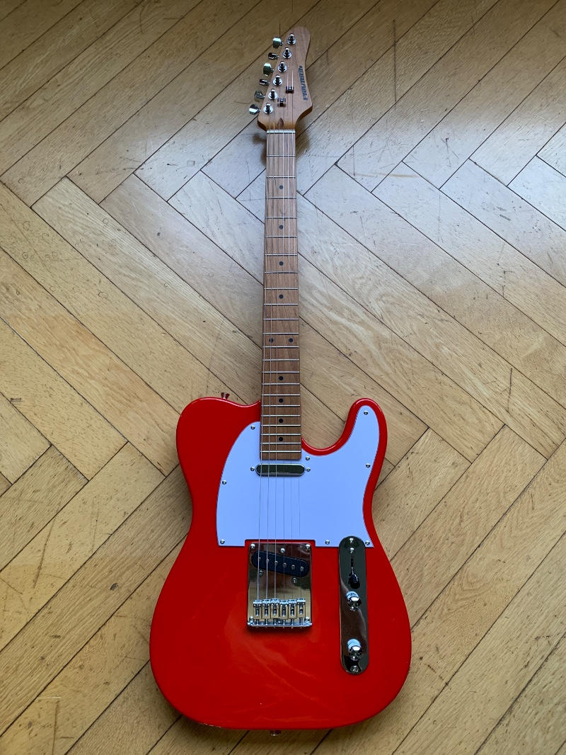 PLAYTECH (プレイテック) / TL280 Red 【カーボナイズド・メイプルネック】D1360