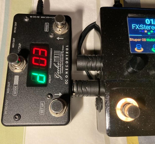 One Control (ワンコントロール) / Gecko MkIII MIDI コントローラー(改)