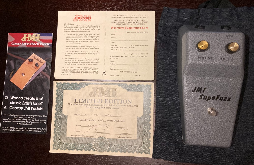 JMI AMPLIFICATION / Supa Fuzz (限定復刻品)