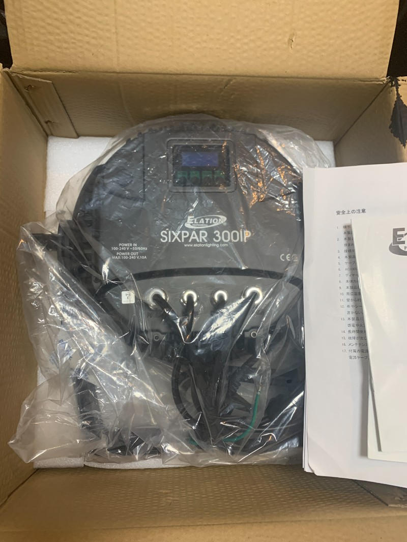 ELATION (イレーション) / SIXPAR 300IP LEDパーライト 未使用4台セット