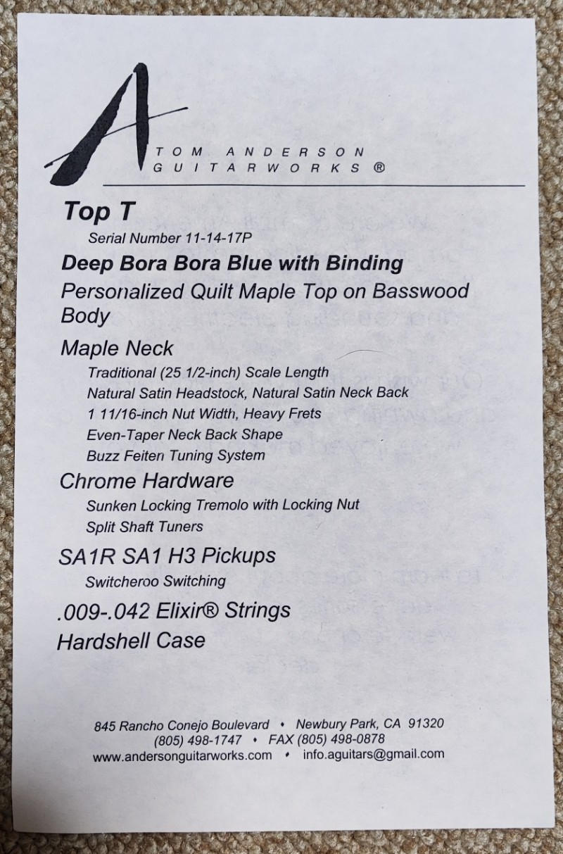 TOM ANDERSON (トムアンダーソン) / TOM ANDERSON Top T QMT