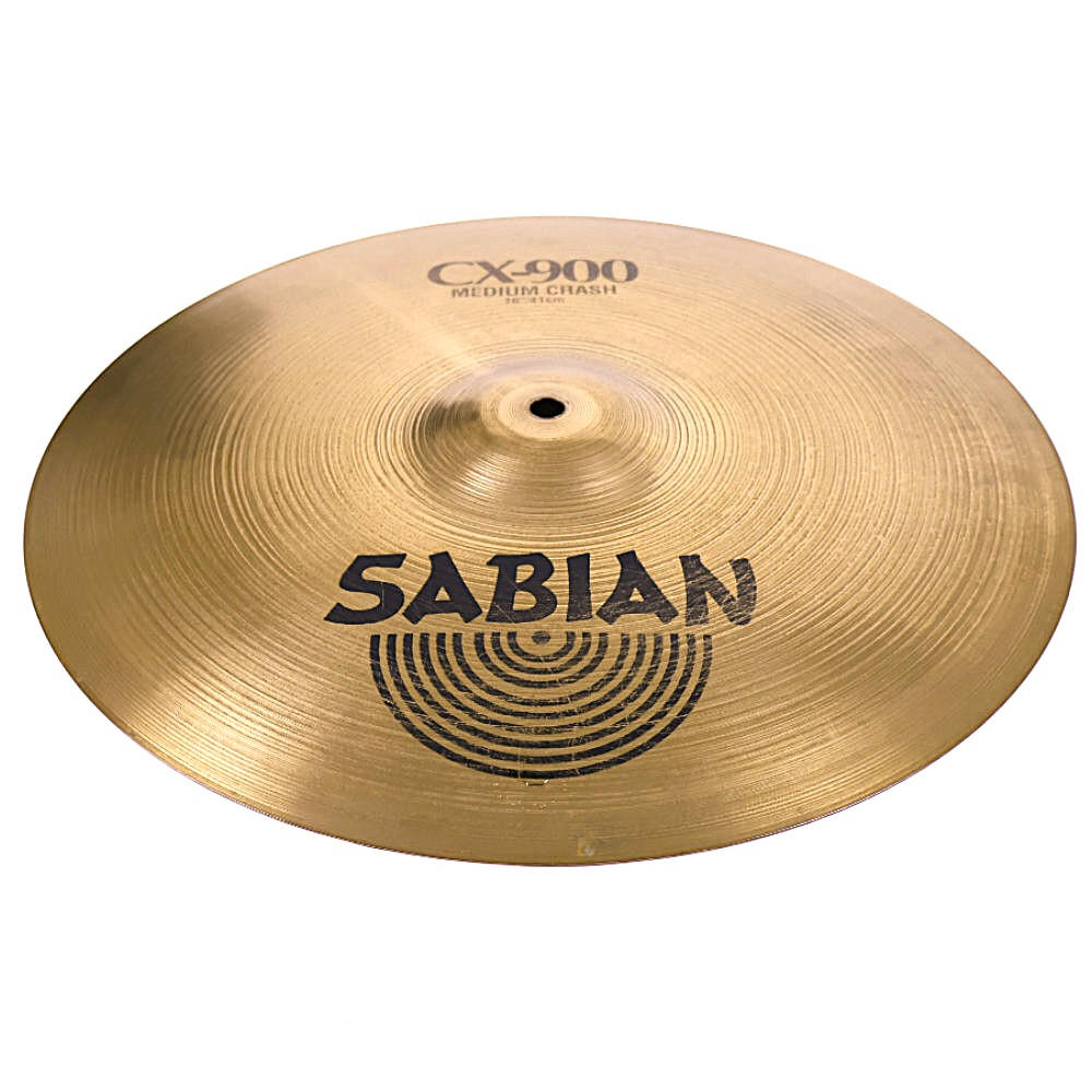 SABIAN (セイビアン) / CRASHシンバル2枚① CX-900ミディアムクラッシュ16”②PRO クラッシュ16" 計2枚