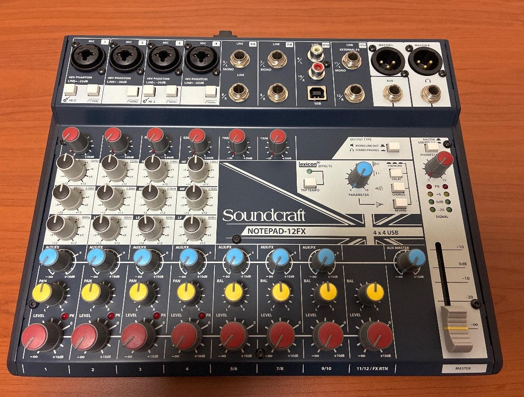 Soundcraft (サウンドクラフト) / Notepad-12FX アナログミキサー 12ch E0012