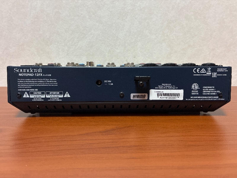 Soundcraft (サウンドクラフト) / Notepad-12FX アナログミキサー 12ch E0012