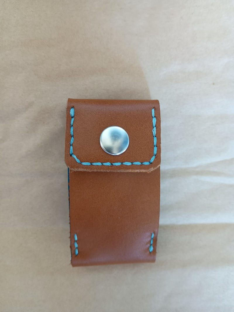 自作 / 手縫い革製ピックケース