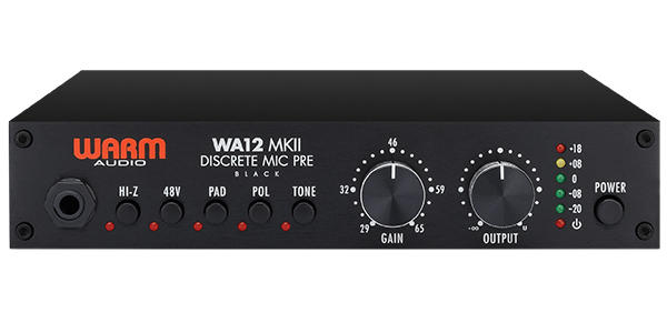 WARM AUDIO (ウォームオーディオ) / WA12 MKII Black マイクプリアンプ アウトレット品
