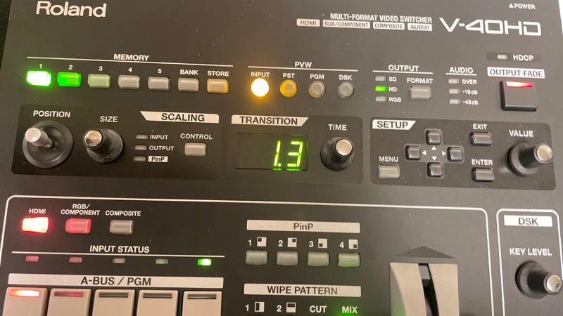 ROLAND (ローランド) / V-40HD マルチフォーマット・ビデオスイッチャー
