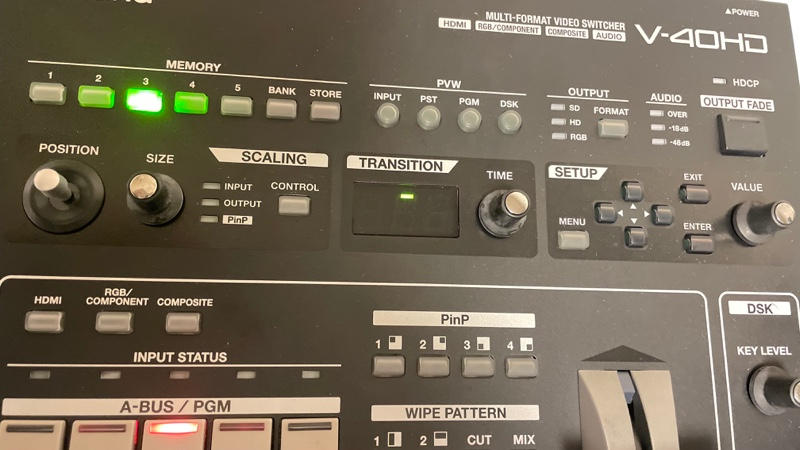 ROLAND (ローランド) / V-40HD マルチフォーマット・ビデオスイッチャー