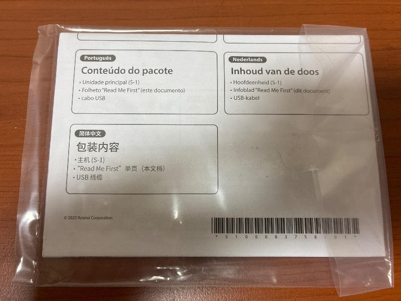 ROLAND (ローランド) / S-1 TWEAK SYNTHESIZER E0034