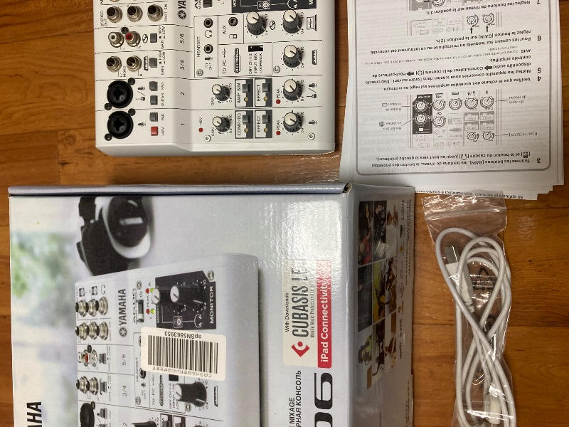 YAMAHA (ヤマハ) / AG06MK2 W 6chライブストリーミングミキサー ホワイト