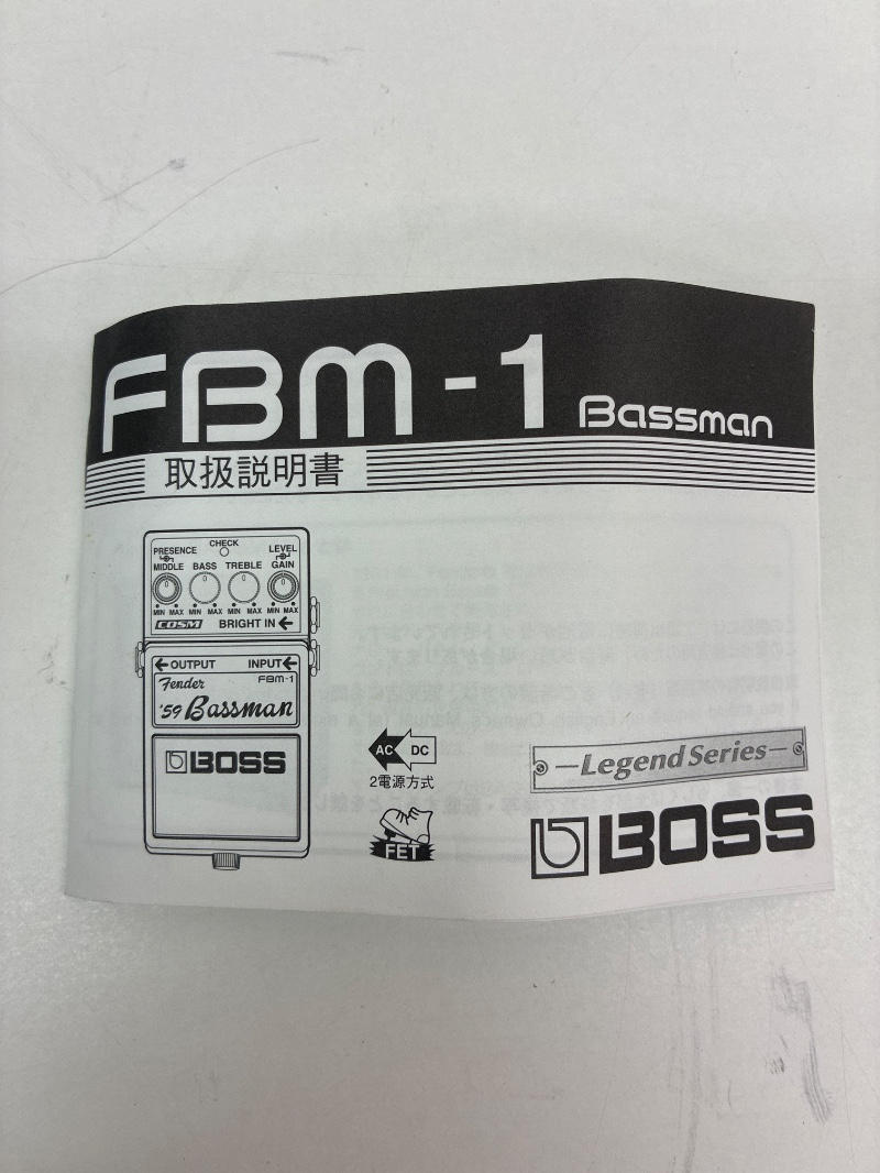 BOSS (ボス) / FBM-1 Fender '59 Bassman ギターエフェクター アンプシミュレーター E0070