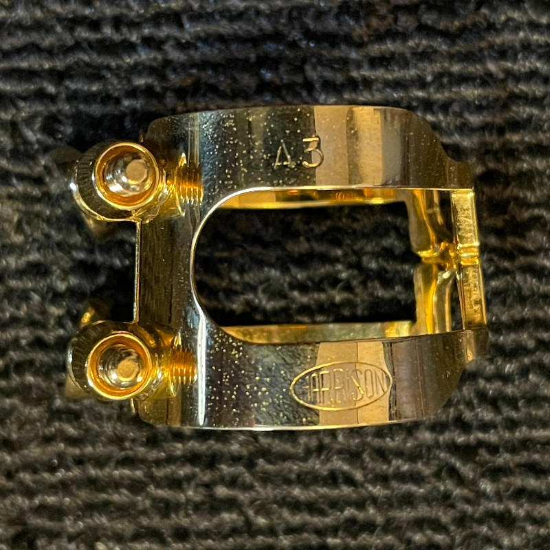 HARRISON (ハリソン) / アルトサックス リガチャー 金メッキ A3 GP