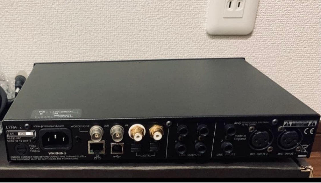 PRISM SOUND (プリズムサウンド) / 【国内正規品】 Prism Sound Lyra 2 オーディオインターフェース プリズム