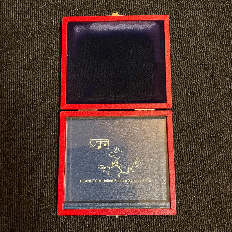 SNOOPY WITH MUSIC (スヌーピーウィズミュージック) / リードケース バリトンサックス 赤 美品 BARITONE SAX RED