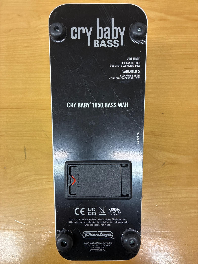 JIM DUNLOP (ジムダンロップ) / 105Q CRYBABY BASS WAH ベ-スエフェクター ワウ E0079