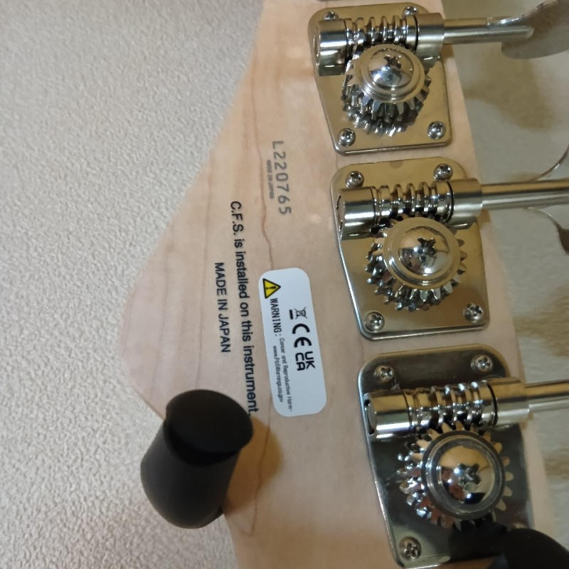 FUJIGEN (フジゲン) / 【美品】FUJIGEN BMJ-R 日本製ジャズベース べっ甲 22F 希少 アンティークホワイト×べっ甲柄ピックガード