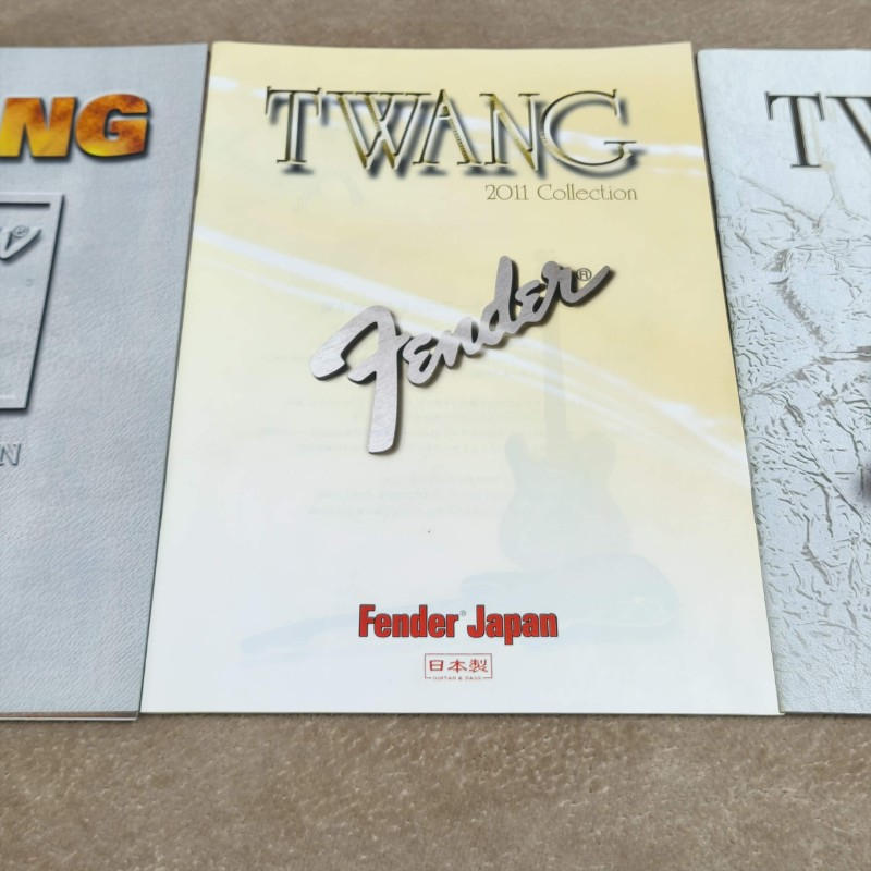 FENDER (フェンダー) / fender JAPAN カタログ 3冊 セット2010 2011 2012 美品 フェンダー ジャパン