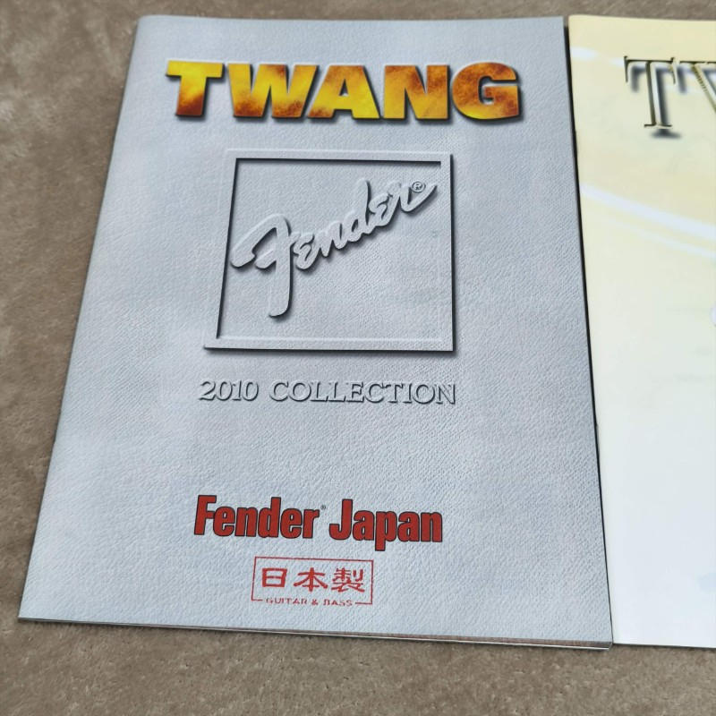 FENDER (フェンダー) / fender JAPAN カタログ 3冊 セット2010 2011 2012 美品 フェンダー ジャパン