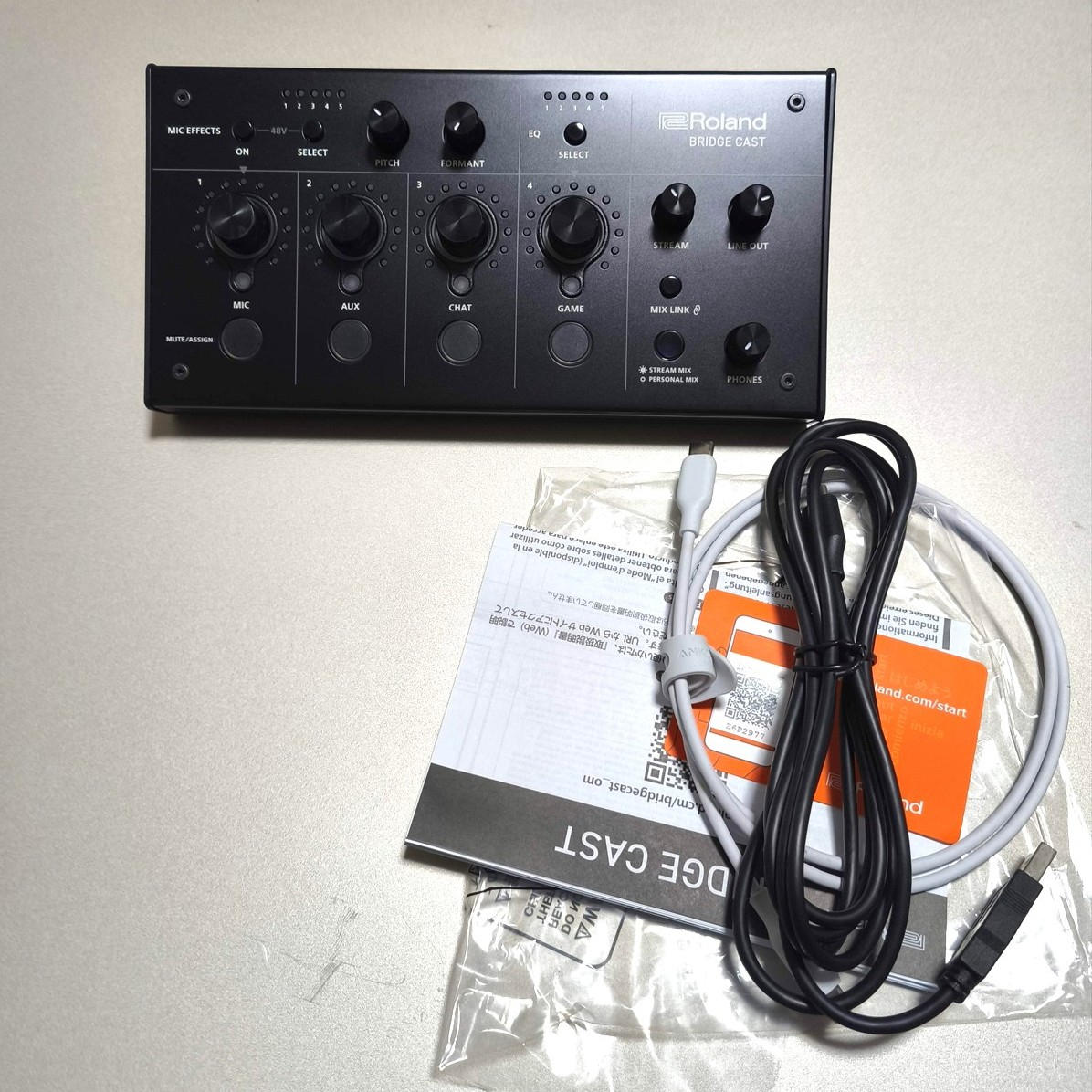 ROLAND (ローランド) / ローランド Roland BRIDGE CAST 配信 ゲーミングミキサー オーディオミキサー