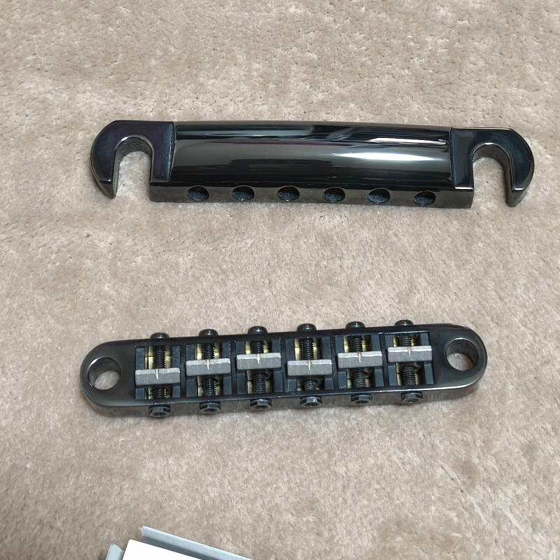 GOTOH (ゴトー) / 新品同様 GOTOH チタン ブリッジ テールピース ブラック レスポール等 ゴトー