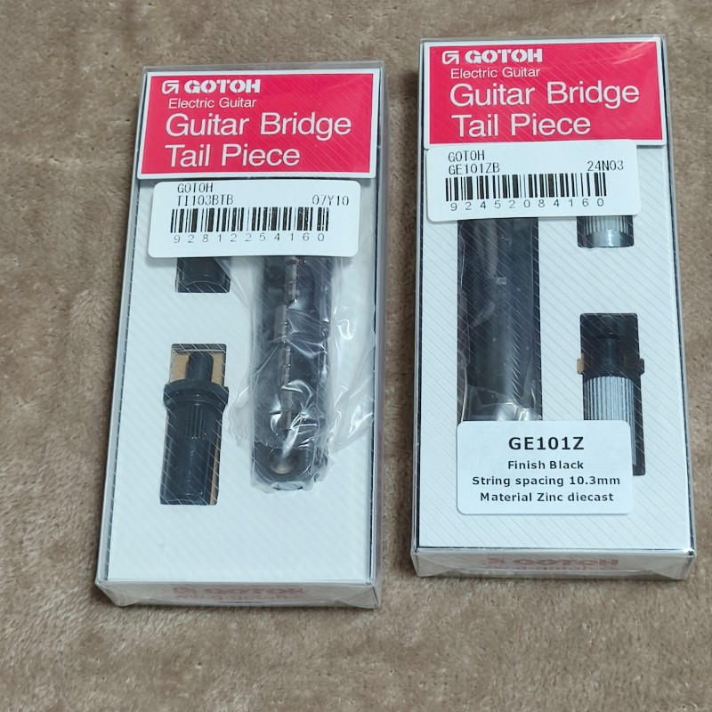 GOTOH (ゴトー) / 新品同様 GOTOH チタン ブリッジ テールピース ブラック レスポール等 ゴトー