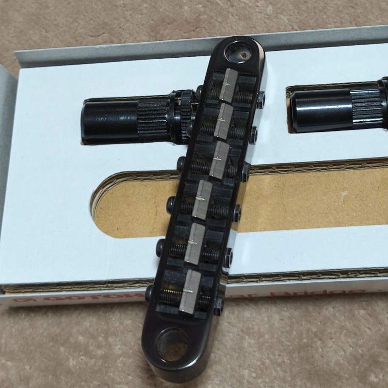 GOTOH (ゴトー) / 新品同様 GOTOH チタン ブリッジ テールピース ブラック レスポール等 ゴトー