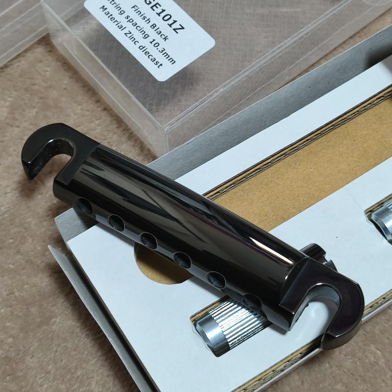 GOTOH (ゴトー) / 新品同様 GOTOH チタン ブリッジ テールピース ブラック レスポール等 ゴトー