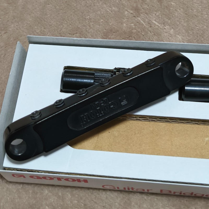 GOTOH (ゴトー) / 新品同様 GOTOH チタン ブリッジ テールピース ブラック レスポール等 ゴトー