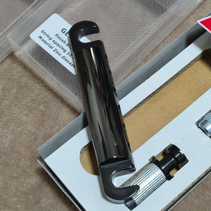 GOTOH (ゴトー) / 新品同様 GOTOH チタン ブリッジ テールピース ブラック レスポール等 ゴトー