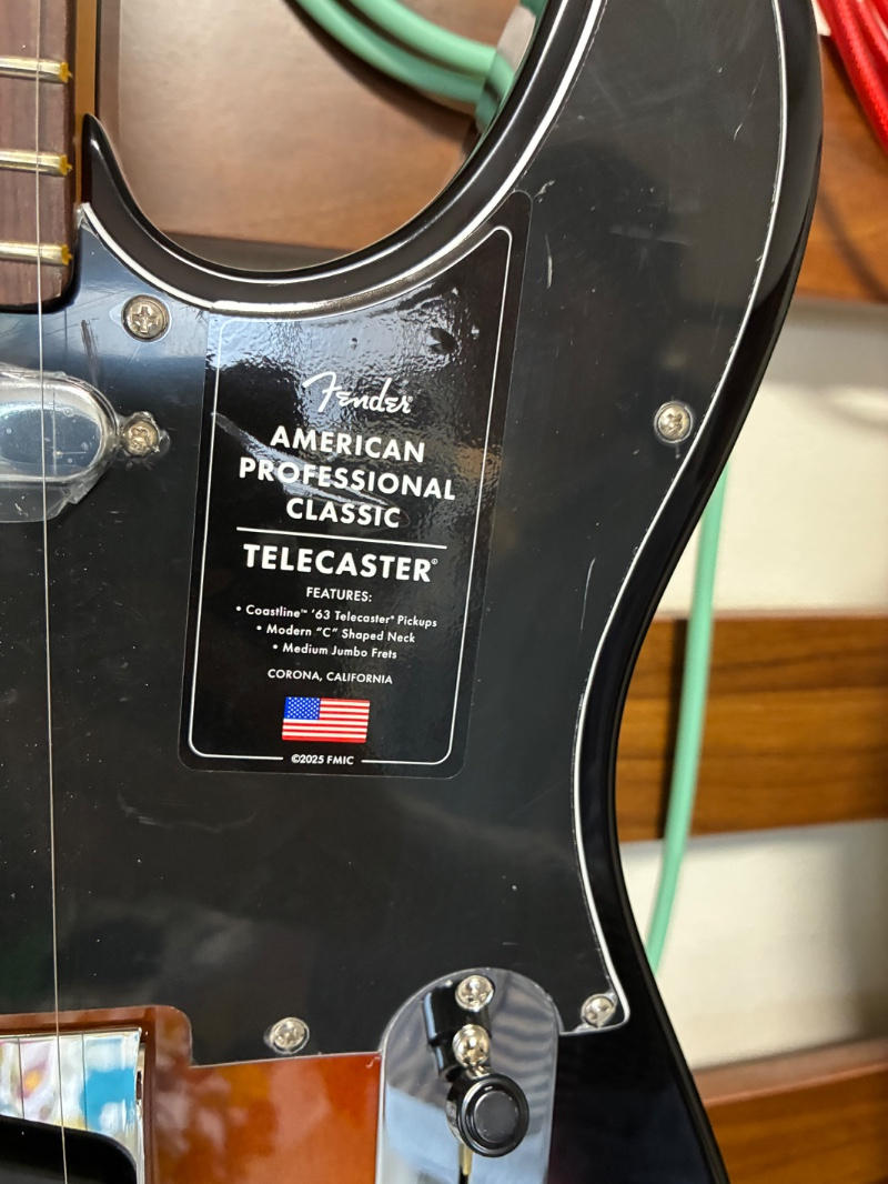 FENDER (フェンダー) / American Pro Classic Tele SSS M FB 3-Color Sunburst