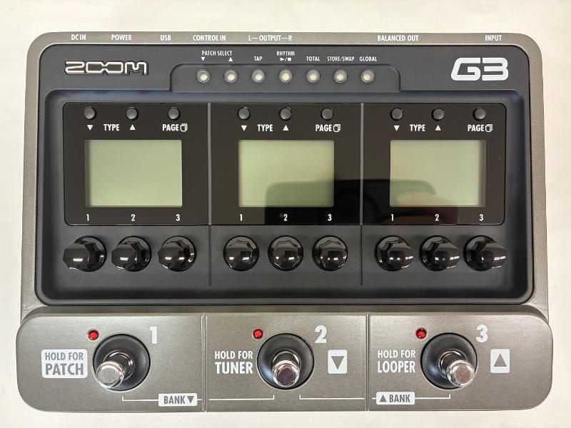 ZOOM (ズーム) / G3 Version 2.0 ギター用エフェクター・アンプシミュレーター E0158