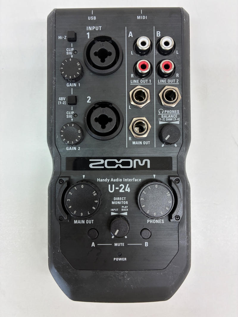 ZOOM (ズーム) / U-24 ハンディオーディオインターフェース E0159