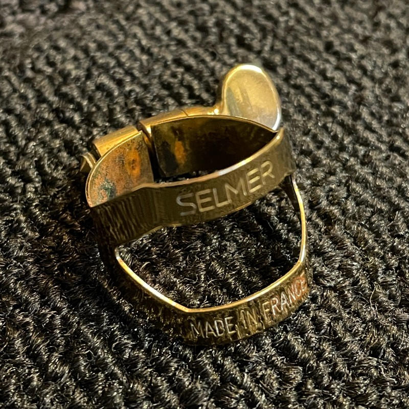 Henri SELMER Paris (セルマー・パリ) / ソプラノサックス リガチャー ゴールドラッカー 美品 ¥6490 SOPRANO SAX GL