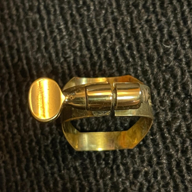 Henri SELMER Paris (セルマー・パリ) / ソプラノサックス リガチャー ゴールドラッカー 美品 ¥6490 SOPRANO SAX GL