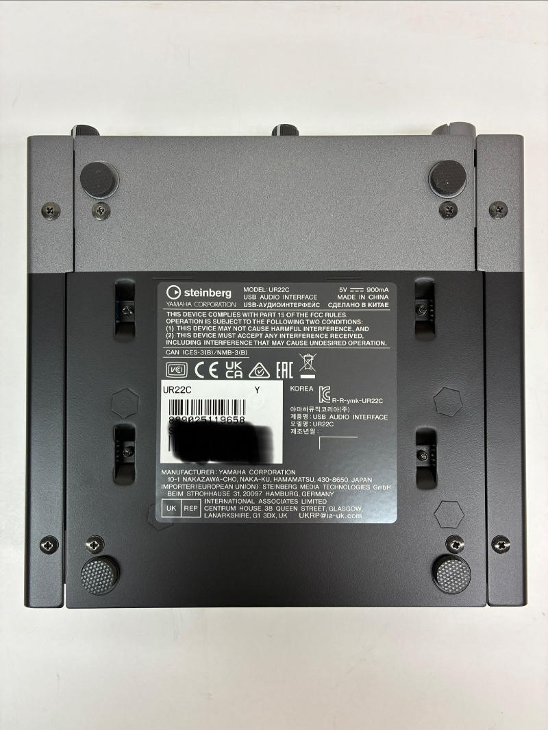 STEINBERG (スタインバーグ) / UR22C オーディオインターフェイス 32bit/192kHz E0153