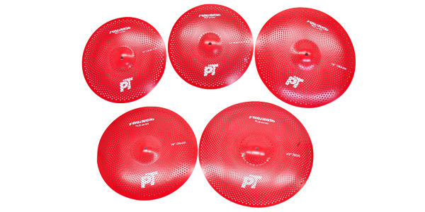 PLAYTECH (プレイテック) / PLQ Reduce Volume Cymbal Red シンバルセット アウトレット品