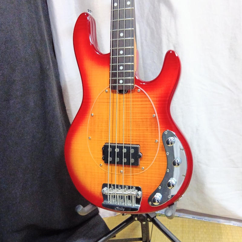 MUSICMAN (ミュージックマン) / 【ハイエンドカスタム】Stingray Ray34FM×MM4.2×クリアアクリルピックガード