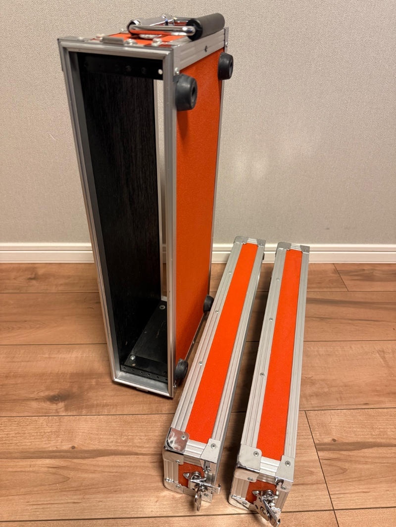 DUPLEX (デュープレックス) / 【中古】Duplex 2Uショートラックケース 奥行220mm 前後蓋付き 軽量コンパクト