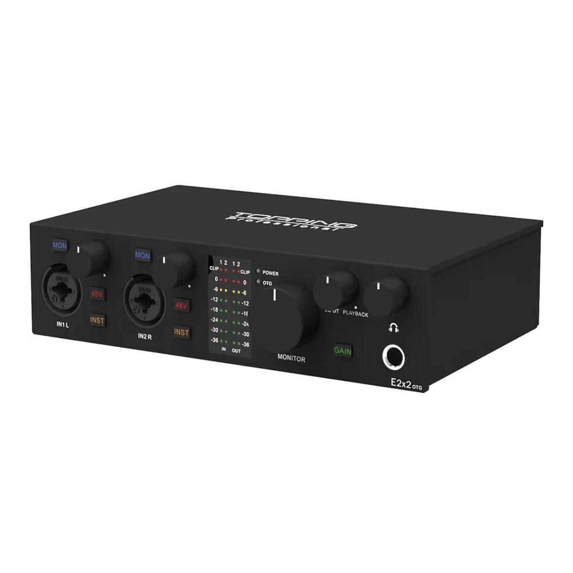 TOPPING PRO (トッピングプロ) / E2x2OTG Black オーディオインターフェイス